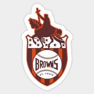 Original St. Louis Browns Baseball 1902 Sticker